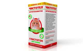 Суспензия чистотел от глистов для кошек